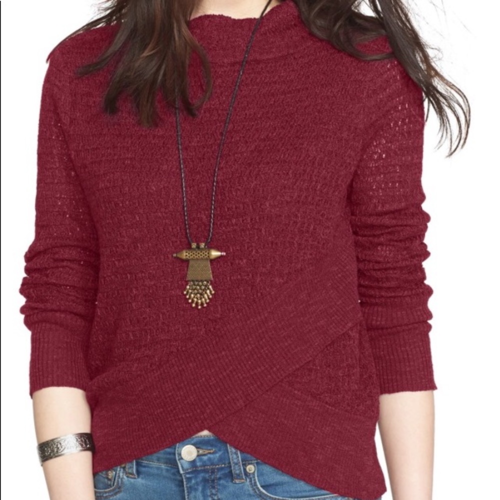 Free people cream sweater